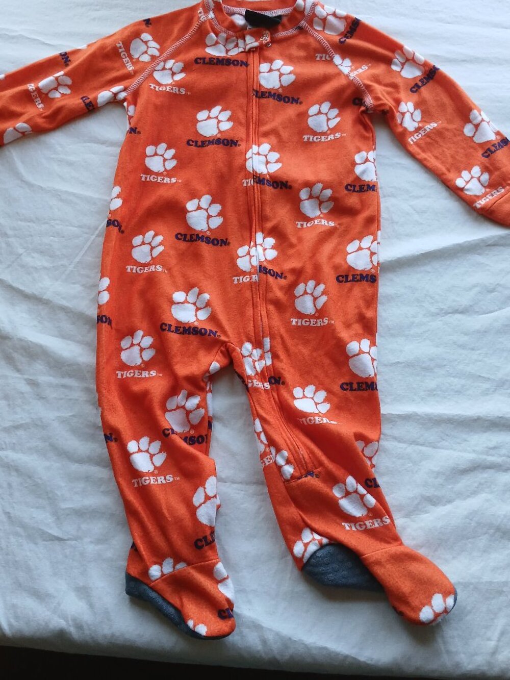 Gen 2 Infant Orange Clemson Tigers 12 Months Baby Bodysuit